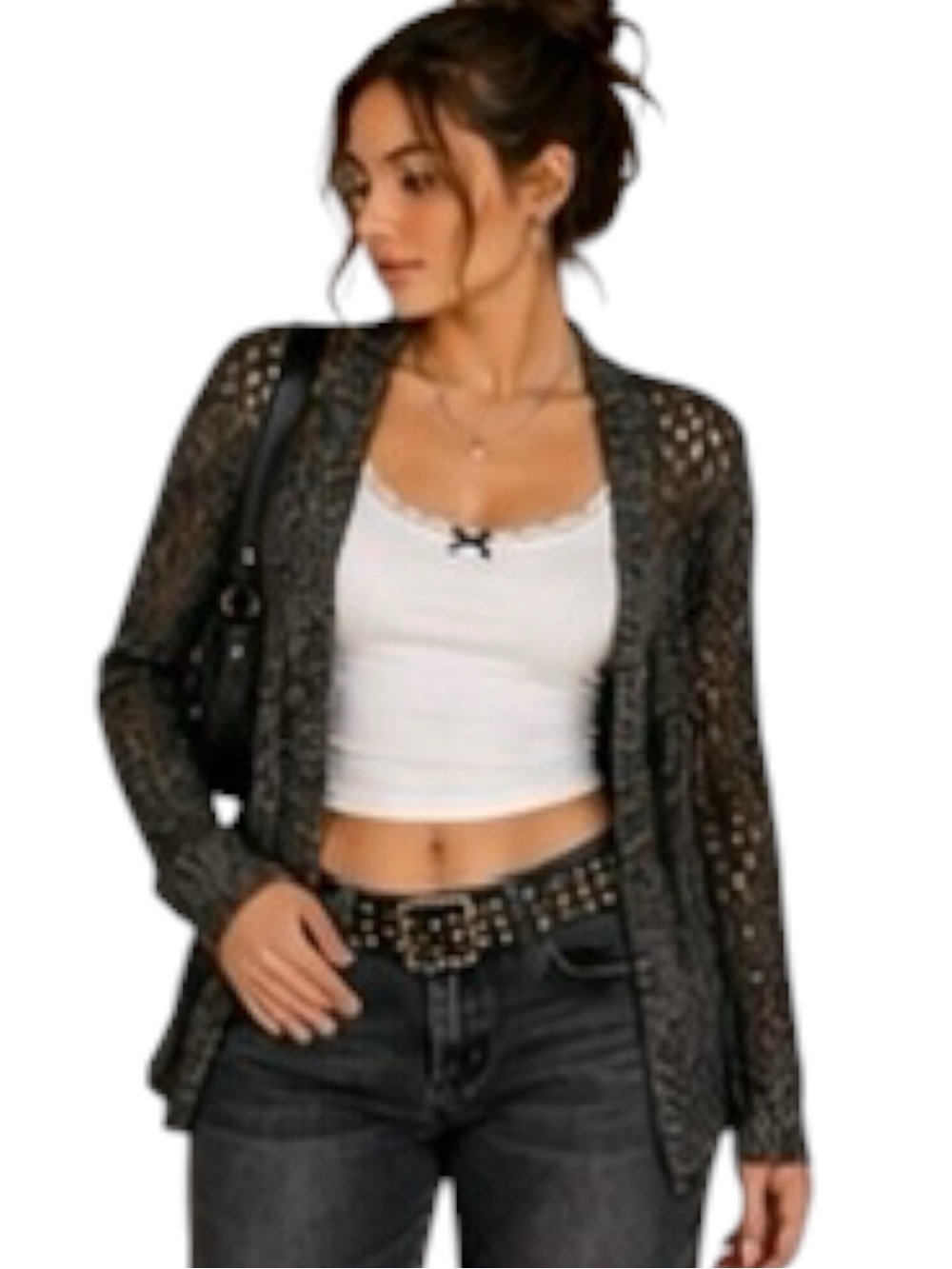 Wet Seal | Open front Cardigan Sz L GUC